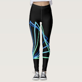 Quad triangle de Leggings d'Aqua