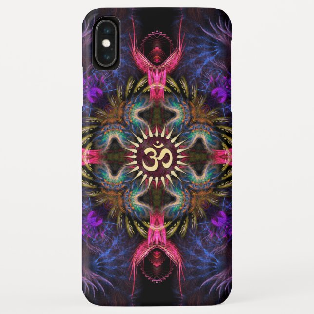 Quadra Angels Fractal Art Aum iPhone 4 Case-Mate Case-Mate iPhone Case (Back)
