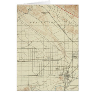 quadrangle San Bernardino montrant San Andreas Rif