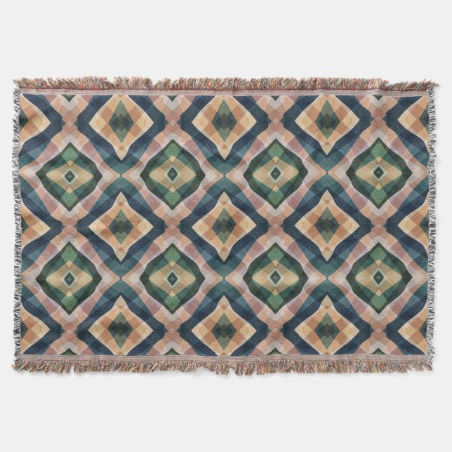 QUADRANT GOTHIC STYLE THROW BLANKET (Front)