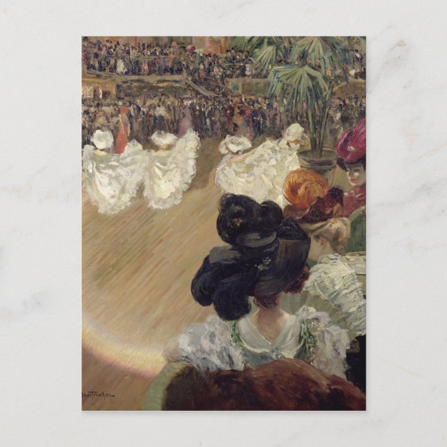 Quadrille at the Bal Tabarin Postcard (Front)