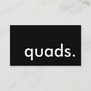 quads. business card