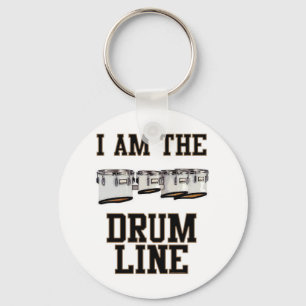 Quads: I Am The Drum Line Keychain