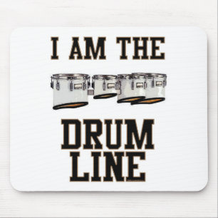 Quads: I Am The Drum Line Mouse Pad