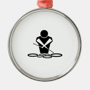 Quads - Tenor Drums - Squints Metal Ornament