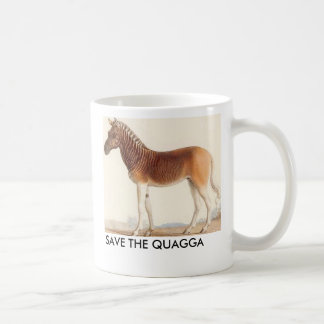 quagga picture, SAVE THE QUAGGA Coffee Mug