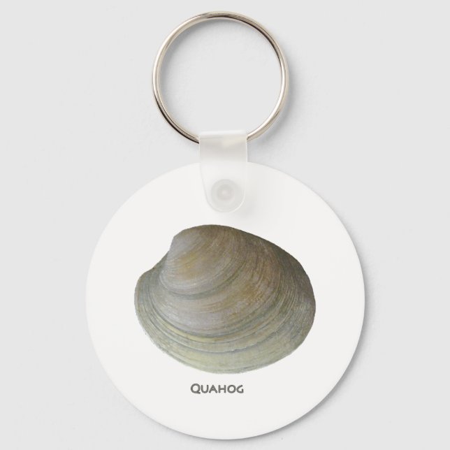Quahog Clam Keychain (Front)