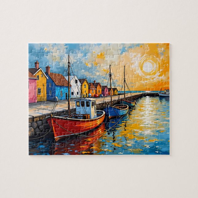 Quai Bateaux Puzzle (Horizontal)