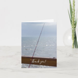 Quai de Cocoa Carte de remerciements de pêche