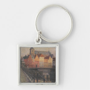 Quai de la Paille, Bruges Keychain