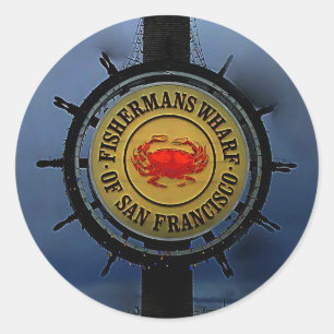 Quai des pêcheurs de San Francisco #2 Stickers