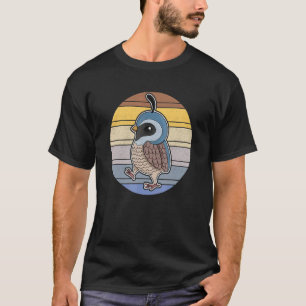 Quail Bird Species Ornamental Quail Farmer T-Shirt