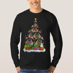 Quail Bird Xmas Holiday Quail Christmas Tree T-Shirt