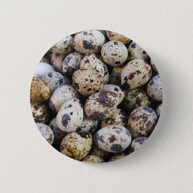 Quail Eggs 2 Inch Round Button (Front)