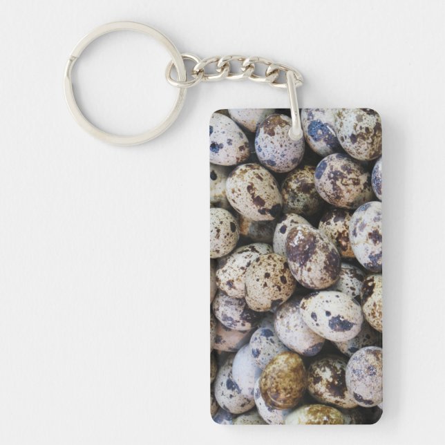 Quail Eggs Keychain (Front)