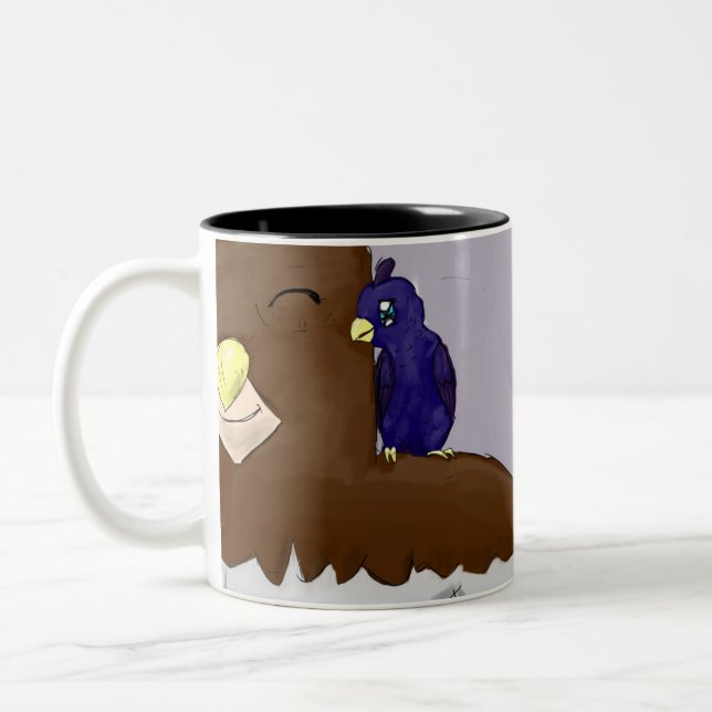 Quail Man + Cumulonimbus Two-Sided Mug (Left)