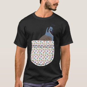 Quail Pocket Egg Easter Day Boys Girls Kids T-Shirt