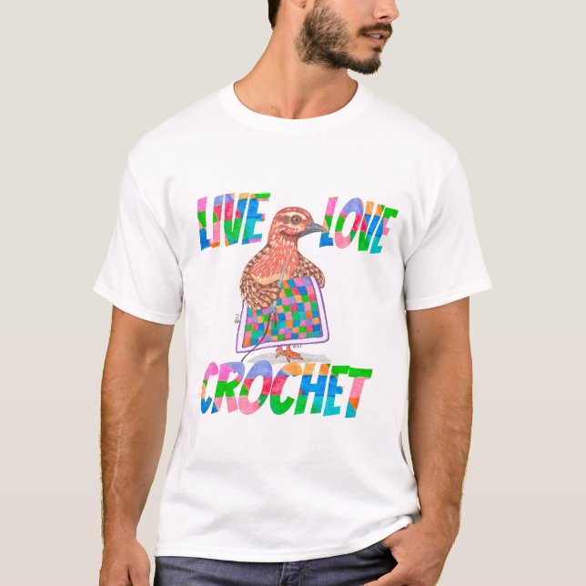 QUAIL QUILTING T-Shirt (Front)