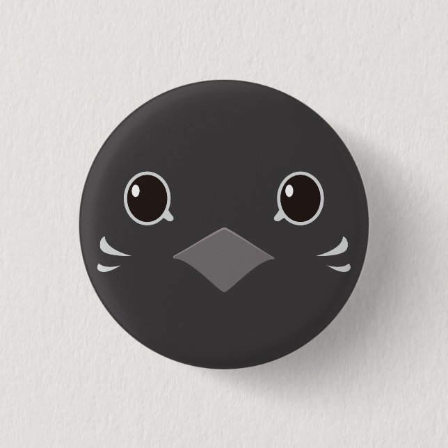 Quail(red-breasted) 1 Inch Round Button (Front)