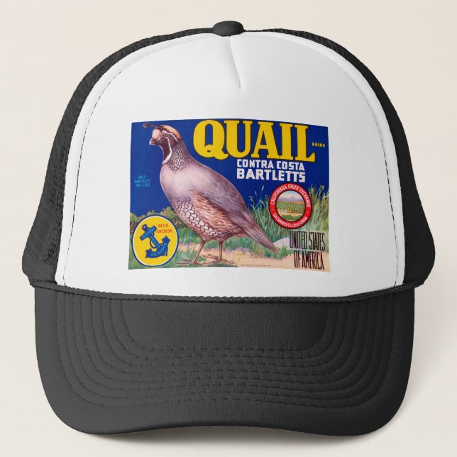 Quail Trucker Hat (Front)