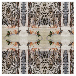 Quail Wolf Fabric