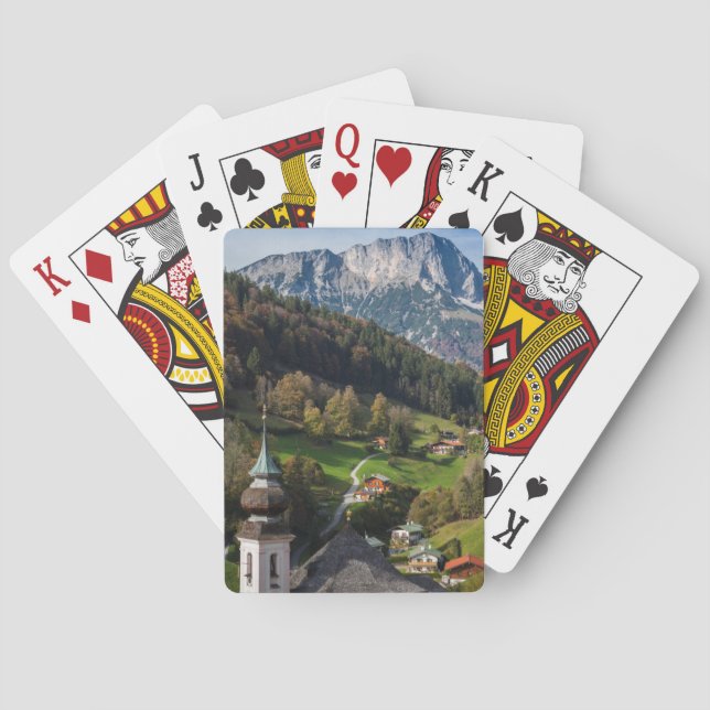 Quaint bavarian village, Germany Playing Cards (Back)