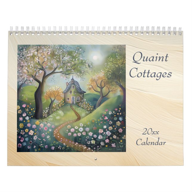 Quaint Cottages in the Woods Calendar (Cover)