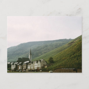 Quaint town of Moselles in Italy Postcard