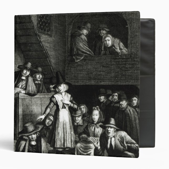Quaker Meeting, 1699 Binder (Front/Inside)