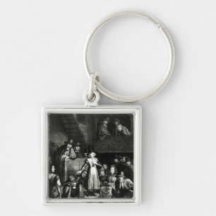 Quaker Meeting, 1699 Keychain