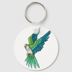 Quaker Parrot Products Keychain