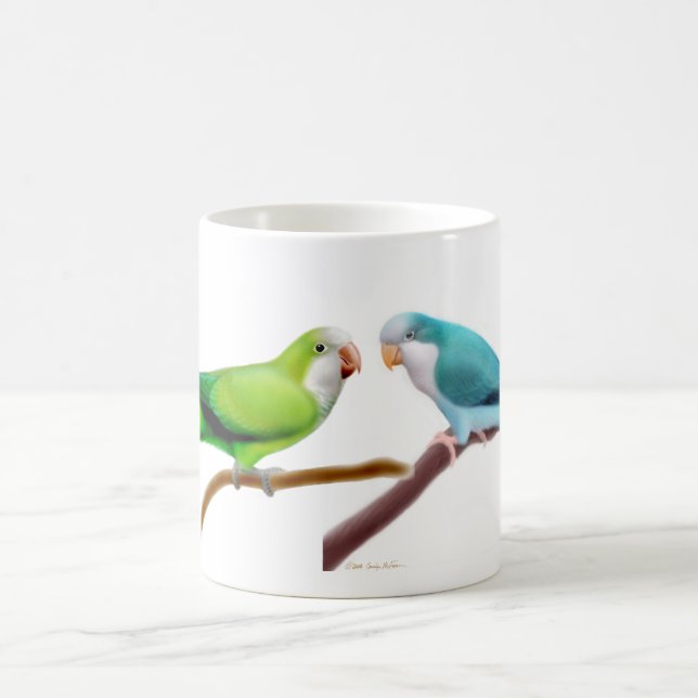 Quaker Parrots Mug (Center)
