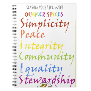 Quaker Spices Notebook