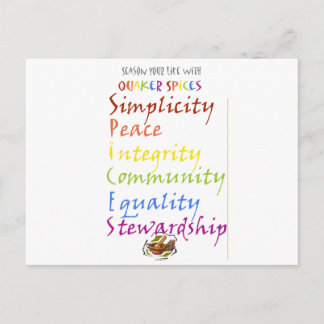 Quaker Spices Postcard