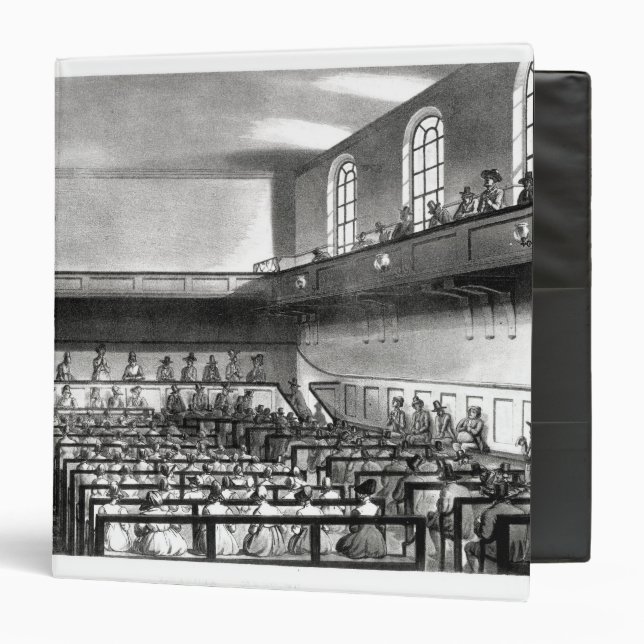 Quakers Meeting, from Ackermann's Binder (Front/Inside)
