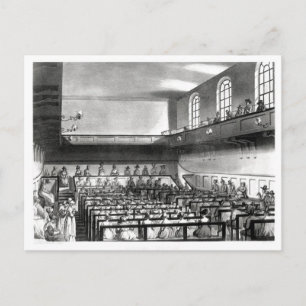Quakers Meeting, from Ackermann's Postcard