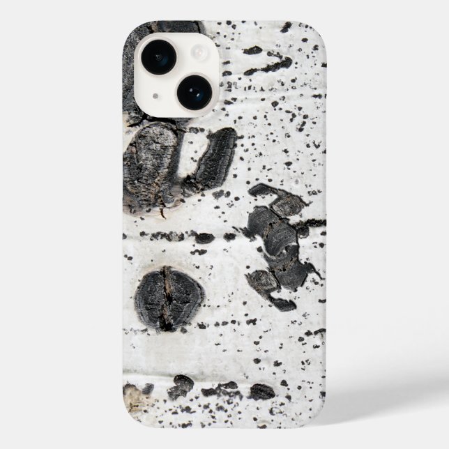 Quaking Aspen Bark Close Up Photograph Case-Mate iPhone Case (Back)