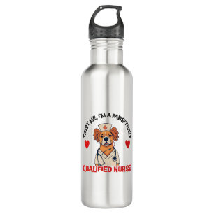 Qualified Nurse Pawsitively 710 Ml Water Bottle
