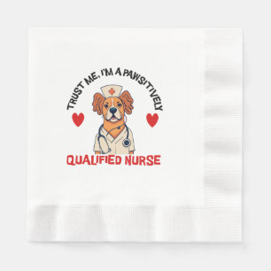 Qualified Nurse Pawsitively Napkin