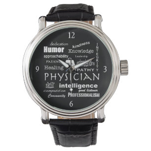 Qualities of Good Physician-Word Cloud/Black Watch