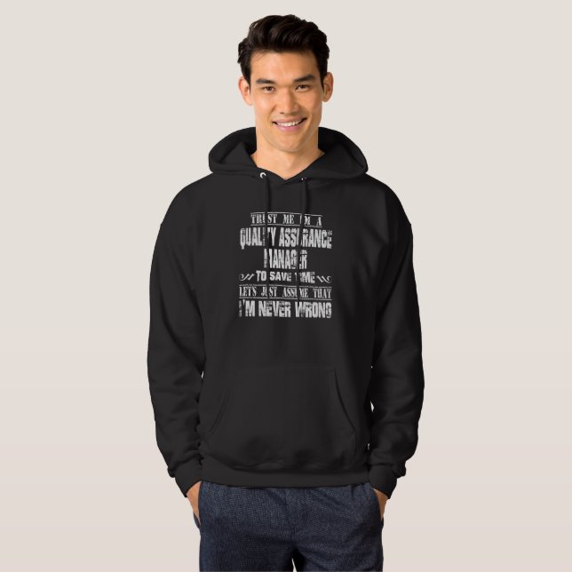 QUALITY ASSURANCE MANAGER HOODIE (Front Full)