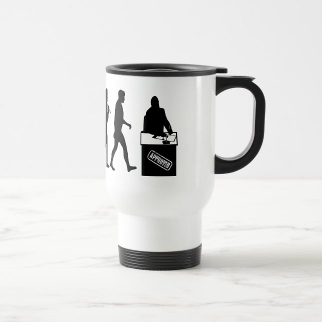 Quality Controller - Quality control inspector Travel Mug (Right)