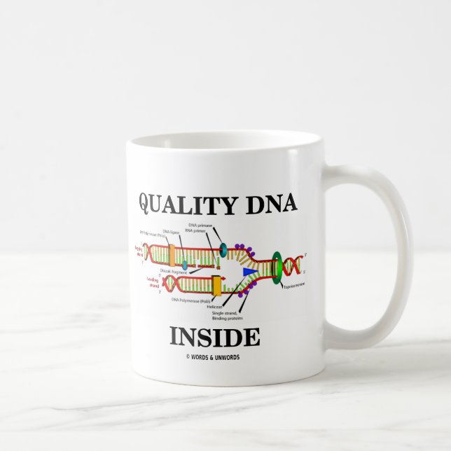 Quality DNA Inside (DNA Replication) Coffee Mug (Right)