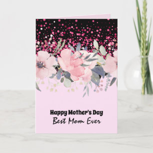 QUALITY Floral Mothers Day Cards Customizable
