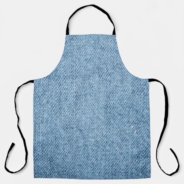 Quality Jeans: Beautiful Seamless Texture. Apron (Front)