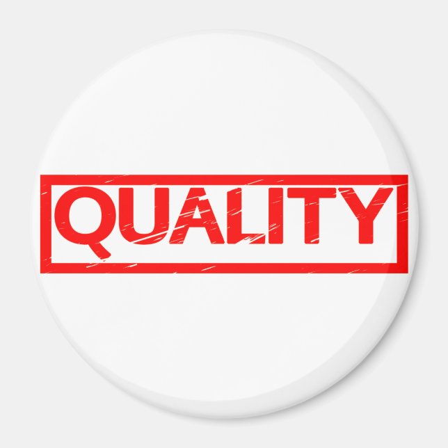 Quality Stamp Magnet (Front)
