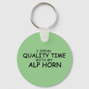 Quality Time Alp Horn Keychain