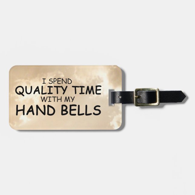 Quality Time Handbells Luggage Tag (Front Horizontal)