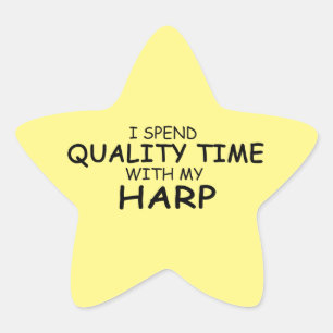Quality Time Harp Star Sticker