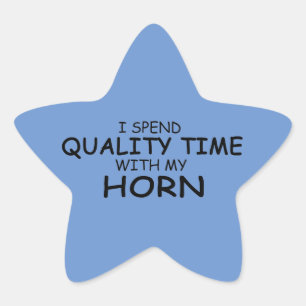 Quality Time Horn Star Sticker